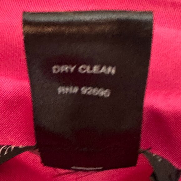 NWT! INC International Concepts Womens Hot Pink Double Breasted Trench Coat Sz M - Picture 13 of 14